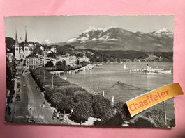 Luzern. Quai und Rigi.