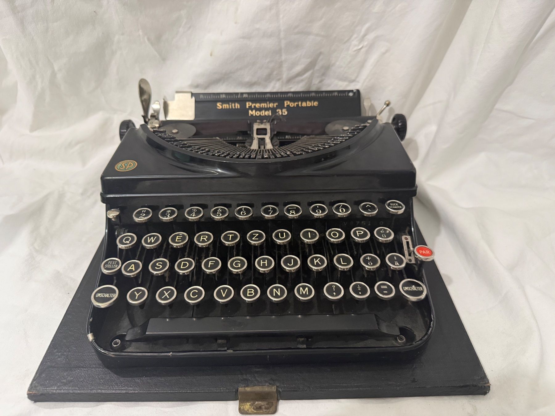 Machine à Écrire Vintage Smith Premier Portable Model 35 (Gebraucht) in ...