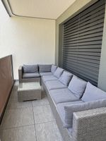 Loungeset Rattan 7teilig mit Kissen 