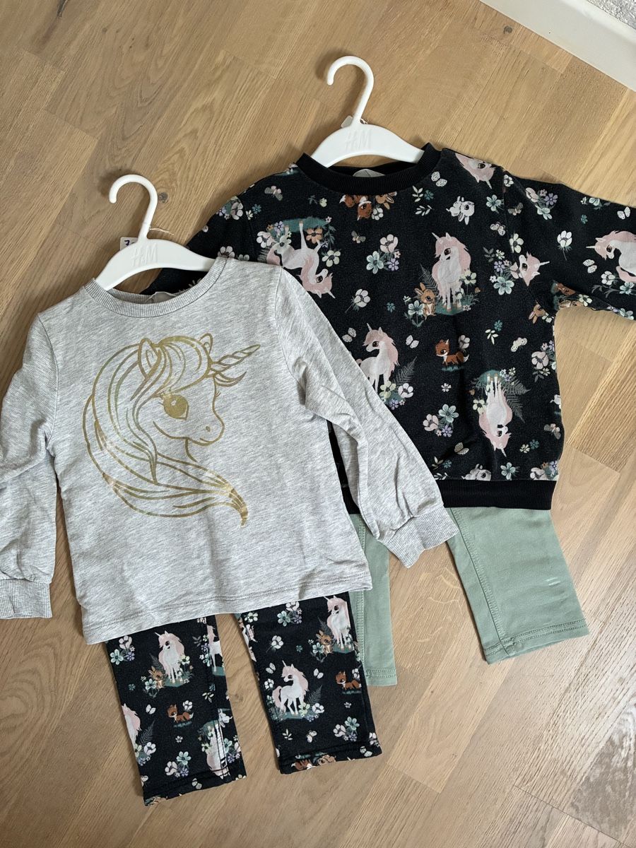 H&M Lotti & Set di vestiti: Einhornset H&M Gr.98/104 – Usato da Kefikon ZH venduto da Klukka97