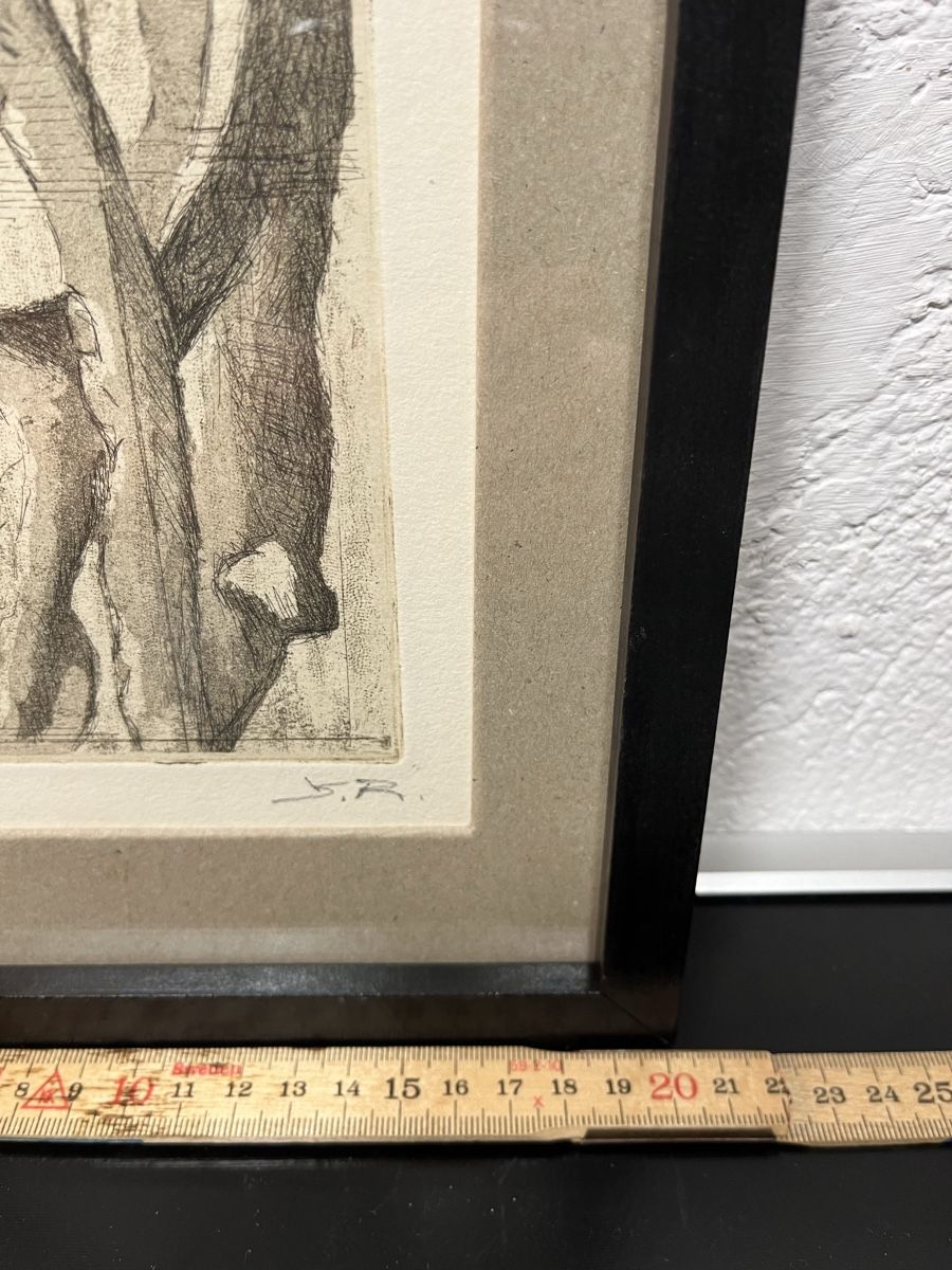 Stiche: Gravure originale signée, encadrée, – Gebraucht aus Lausanne von joltei 3