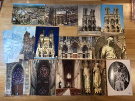 AK von Cathédrale in Reims / Frankreich