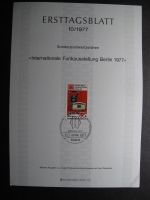 Berlin 1977 /10Internationale Funkausstellung Ersttagesblatt