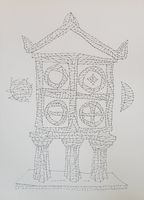 Max von Moos - Grosse Lithographie -   Schweizer Kunst