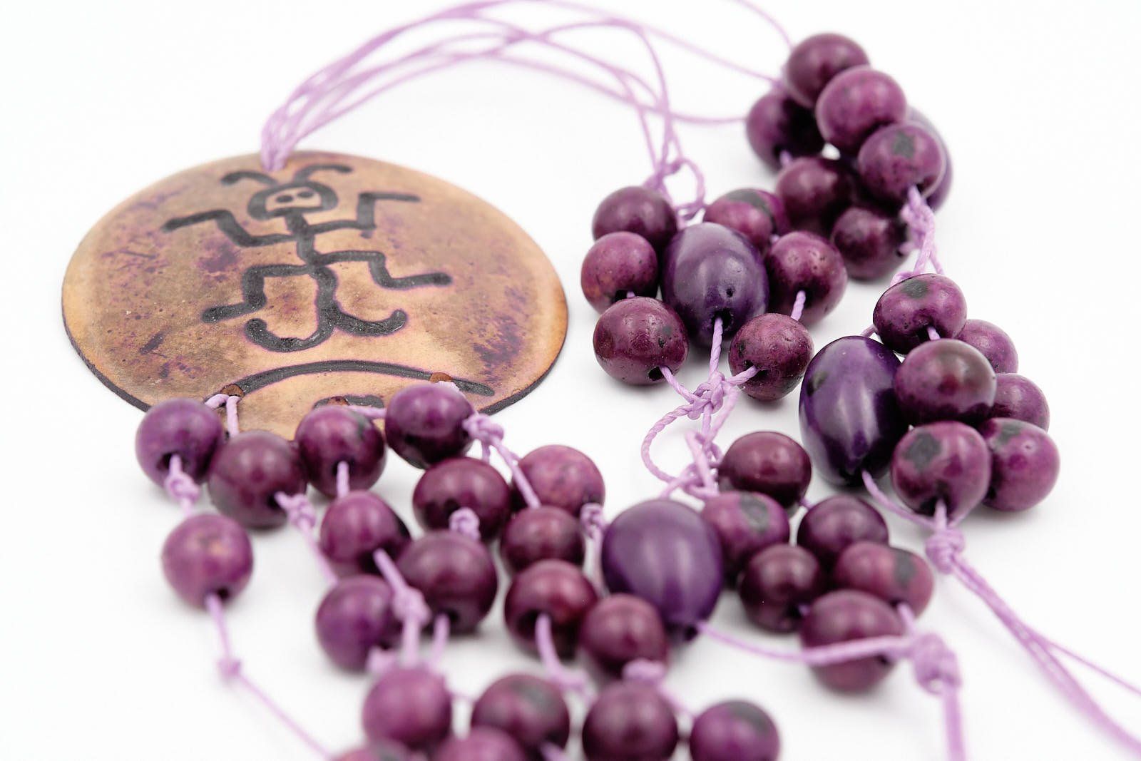 Catenine: Parure violette : collier et boucles – Nuovo (secondo la descrizione) da Courtepin venduto da Marisou2 2