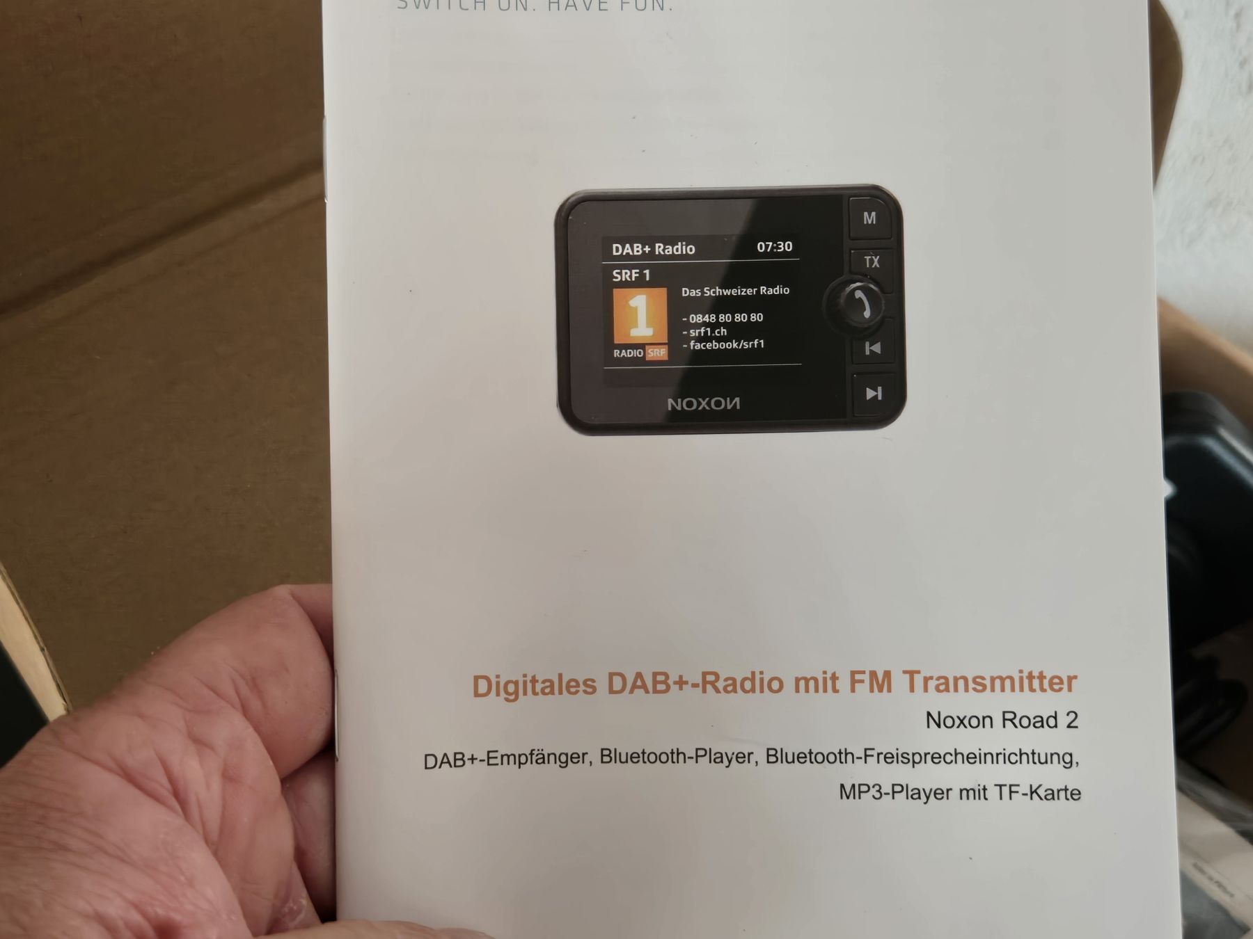 Radios: dab transmitter autoradio mp3 aux in noxon – Neu und originalverpackt aus Zollikofen von W107