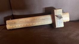 Vintage Holz Streichmass, Schreinerwerkzeug, Top Zustand!