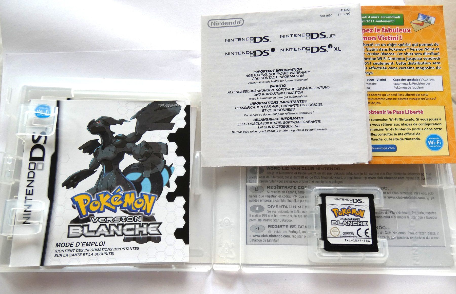 Pokémon Jeux: Nintendo DS - POKEMON Version Blanche  (FR) – D'occasion à La Sarraz par classicworldcoins 2