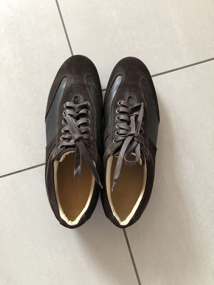 Navyboot Herrenschuhe: Navy Boots Echtleder Schuhe Gr. 42 – Neu (gemäss Beschreibung) aus Domat-Ems von