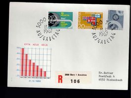 FDC 1967 Einschreiben