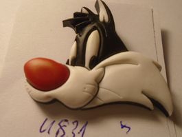1 Sylvester Plastik Pin - Warner Bros 1998 (U831)
