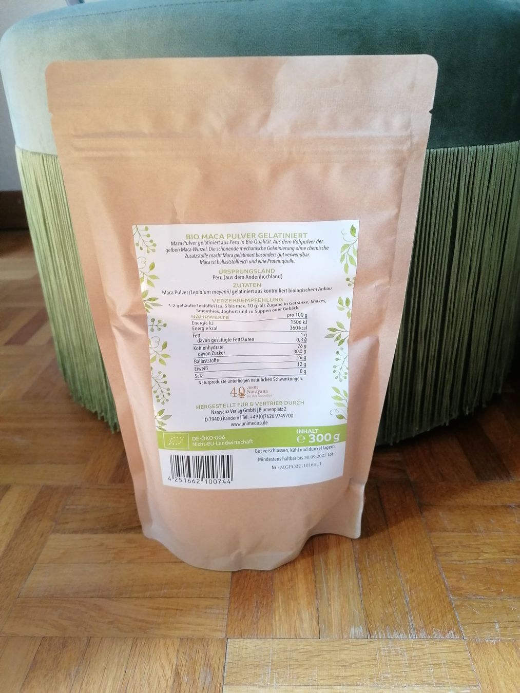 Aliments & Spécialités: Maca Pulver Bio 300g MHD 30.9.27 – Neuf avec emballage d'origine à Liebefeld par Ochotona 1