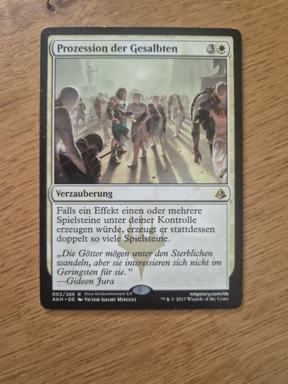Giochi: MTG: Prozession der Gesalbten - Selten! – Usato da Moosseedorf venduto da Uru74