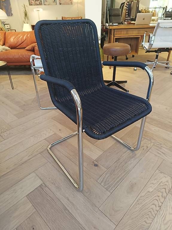 Tecta Stühle: 2 Stühle,Tecta h2e freischwinger geflecht.2er set – Gebraucht aus Zürich von style-and-design.zh 1