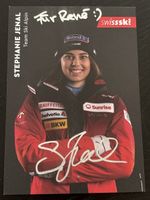 Signierte Stephanie Jenal Sammelkarte Ski Alpin