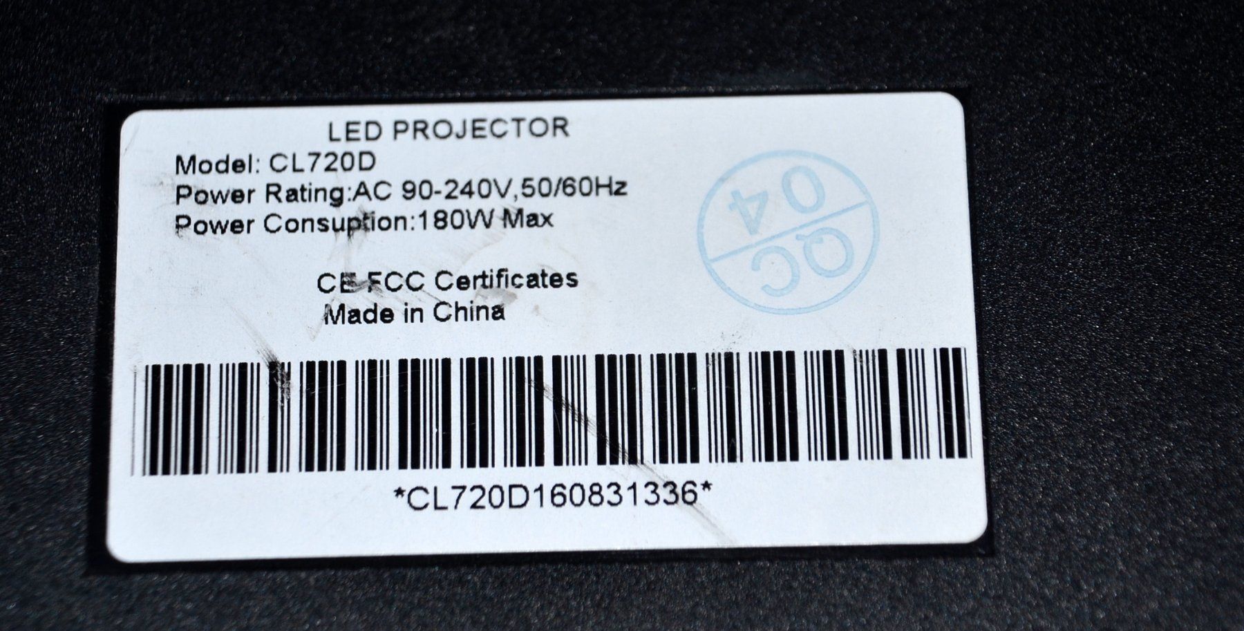 Home Cinema: LED Projektor / projecteur CL720D HDMI – Usato da Collonges venduto da arashee 5