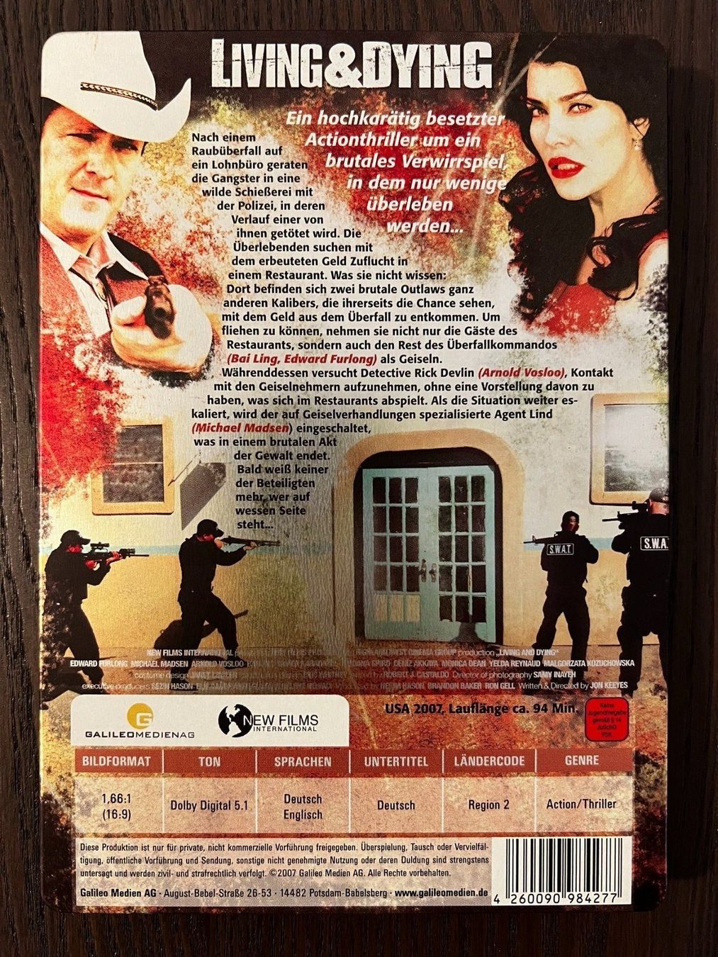 Tutti i DVDs: Living & Dying Steelbook – Usato da Zürich venduto da FilmFreunde 1