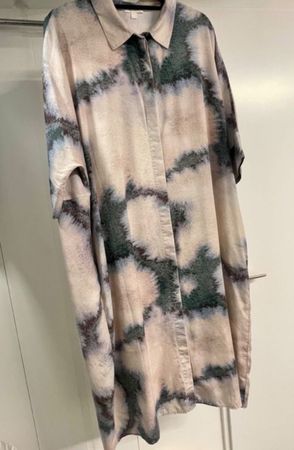 Cos printed tie-dyed effect Maxi Shirt Dress Gr.M