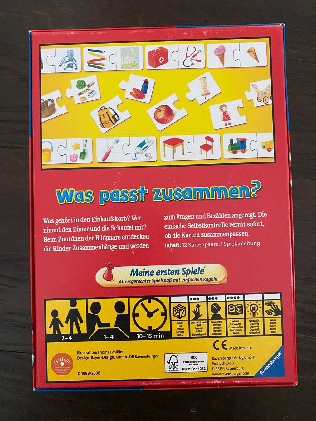 Ravensburger: Was passt zusammen? Kinderspiel,Top Zustand! (Gebraucht ...