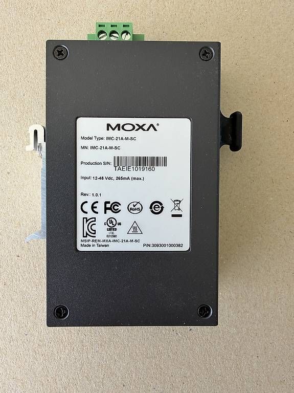 Convertitori: Moxa IMC-21A-M-SC – Usato da Eschenbach LU venduto da ont_6hmh 1