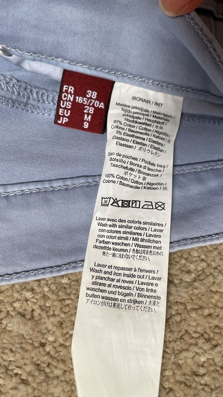 Comptoir des Cotonniers Hosen: Comptoir des Cotonniers Hose, hellblau, Grösse 38 – Gebraucht aus Hünenberg See von ECLB 5