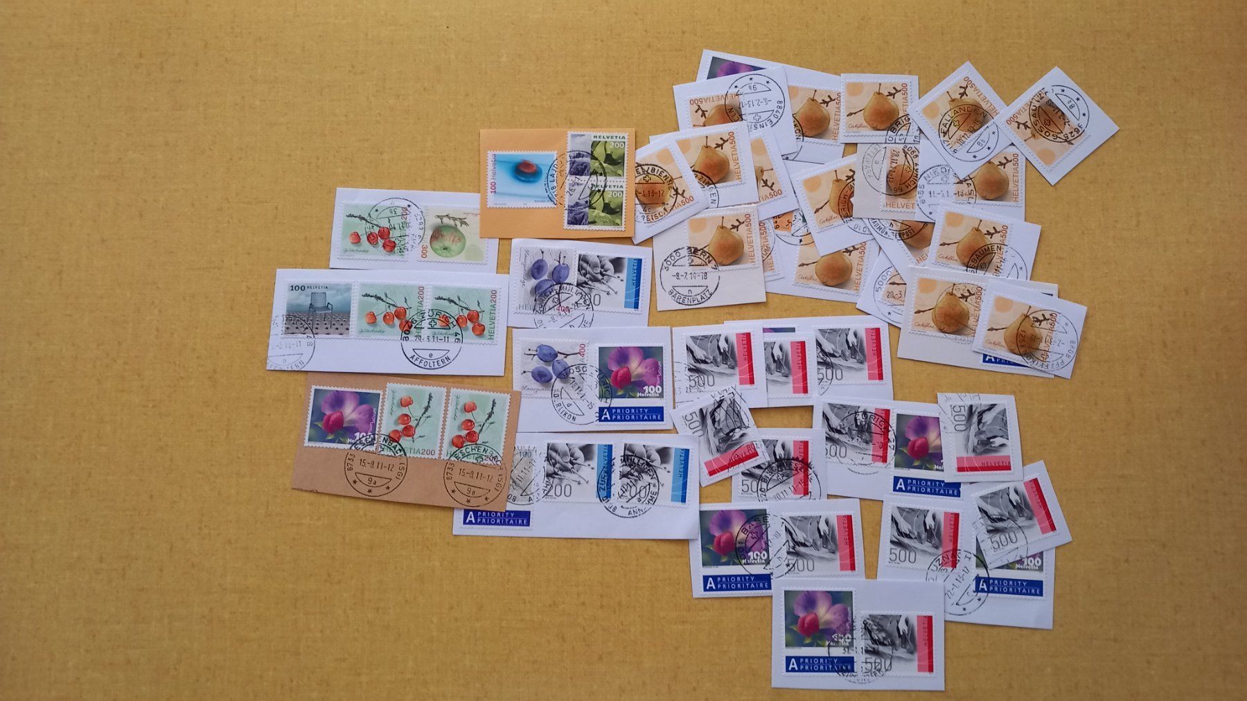 Alle Briefmarken: Marken höhere Werte – Gebraucht aus Langnau am Albis von Charlytheant