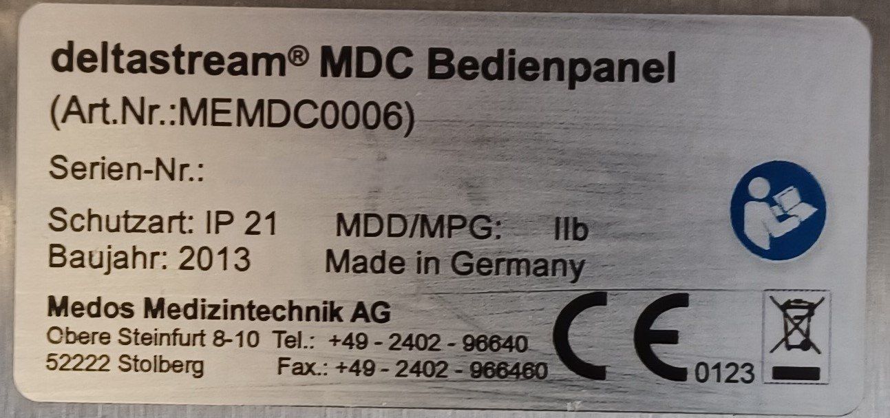 Accessori da laboratorio: Medos MDC Bedienpanel + Antriebskonsole – Difettoso da Niederdorf venduto da LeptonAG_Labor 9