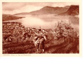 Hergiswil mit Rigi und Bürgenstock
