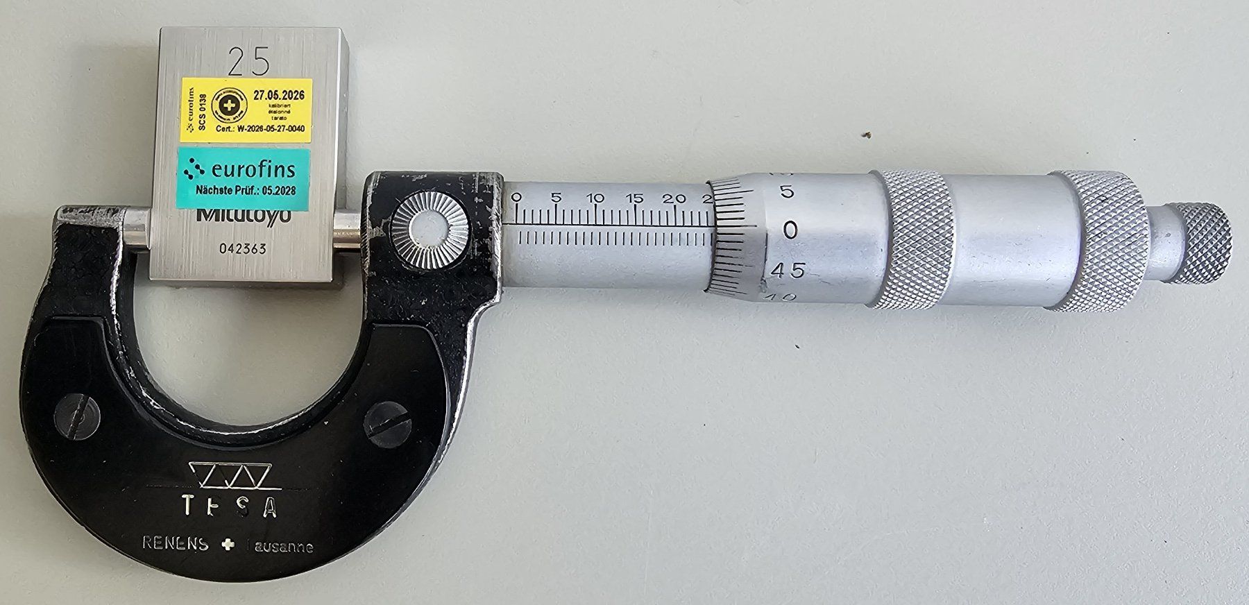 Tesa Misurare: Mikrometer Tesa mit Schrägteilung – Usato da Gümligen venduto da bea_cr2r 1