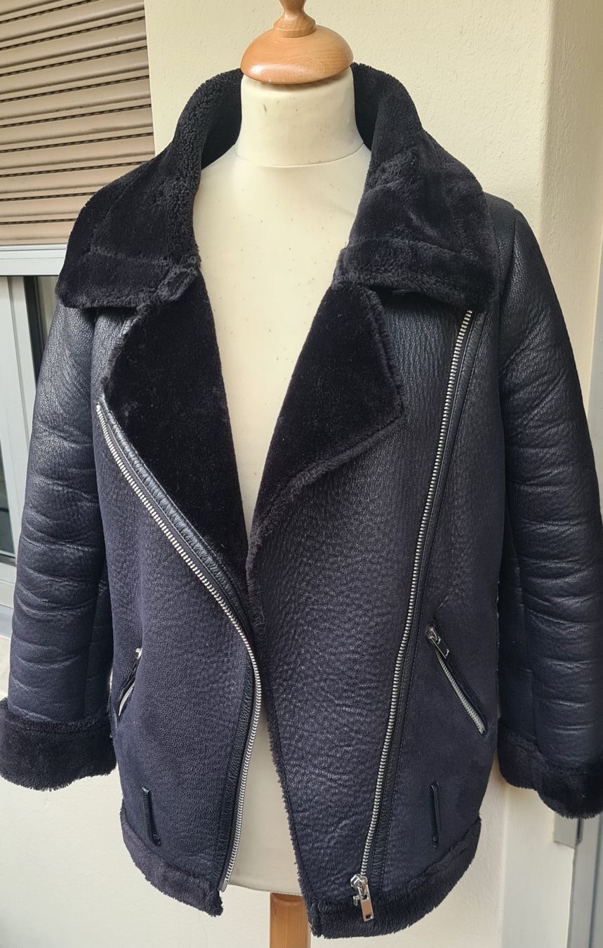 Zara Cappotti: blouson oversize taille XS noir – Usato da Genève venduto da Saleena