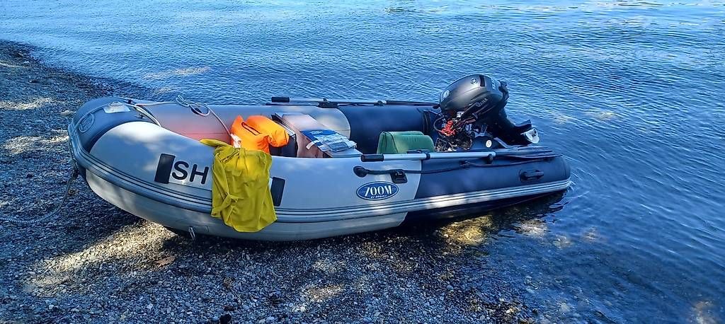 Zodiac Bateaux: Schlauchboot Zodiac Zoom 310 Solid mit Motor – D'occasion à Thayngen par langere