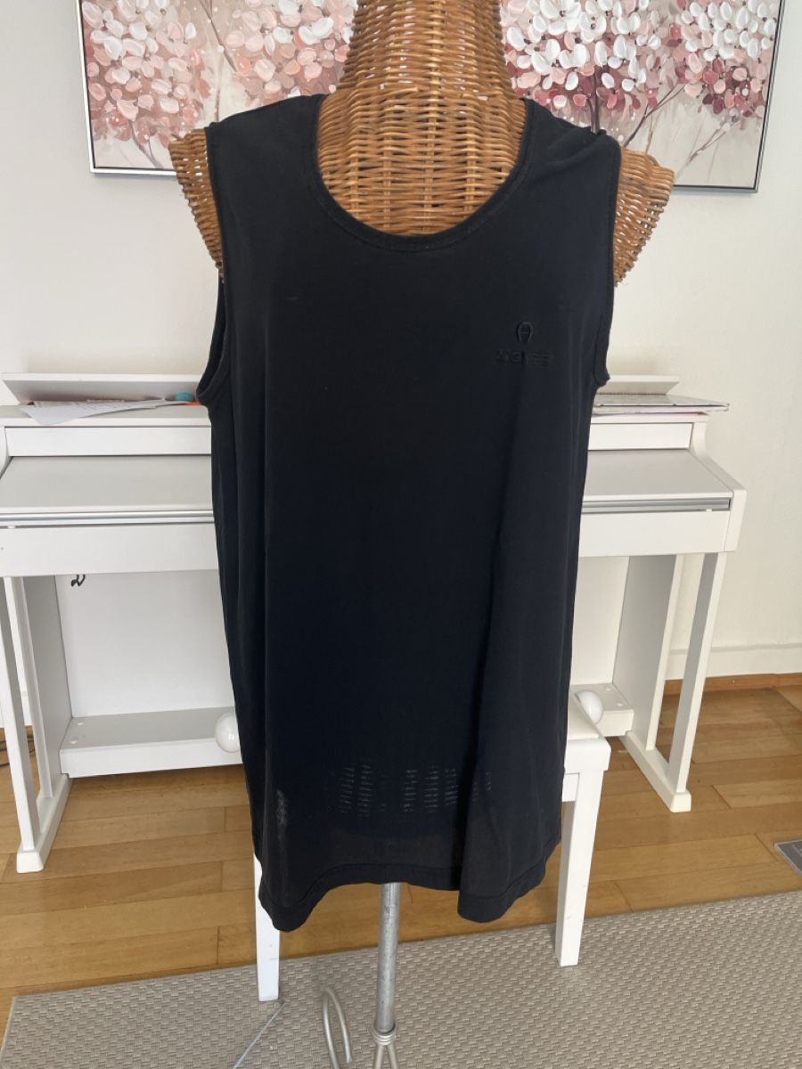 Aigner Top: Aigner Tanktop, schwarz, XL – Usato da Solothurn venduto da Bobesch08