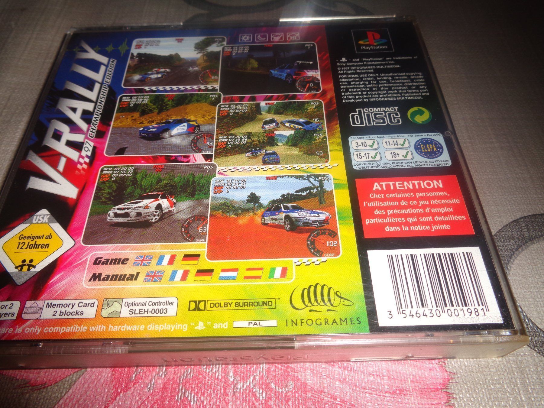 Giochi: V-Rally PS1 – Usato da Olten venduto da Disc-Ausverkauf 2