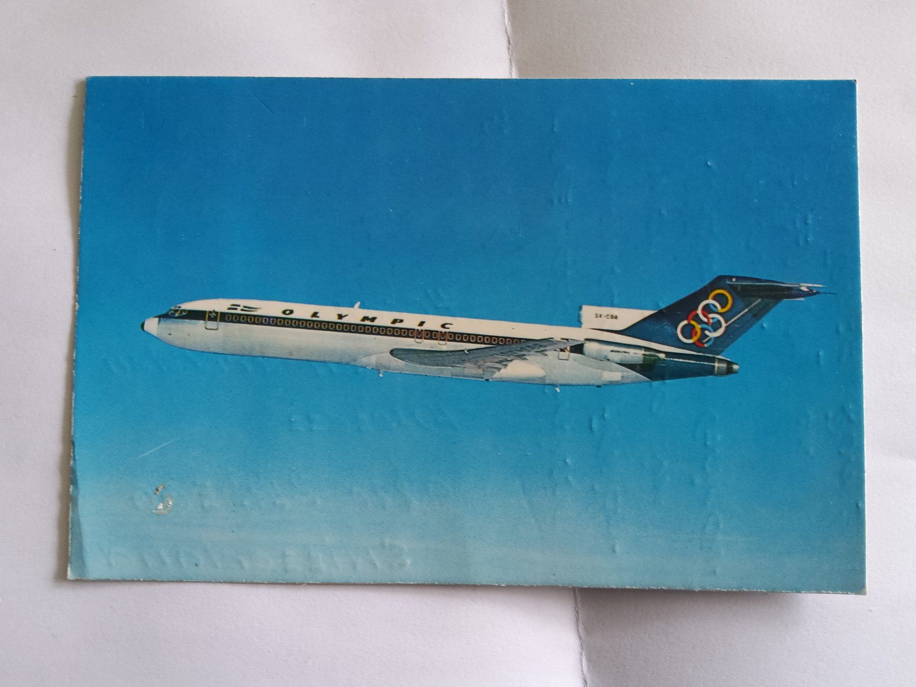 Cartoline postali: Olympic Boeing 727-200 – Usato da Bischofszell venduto da Joachim-115