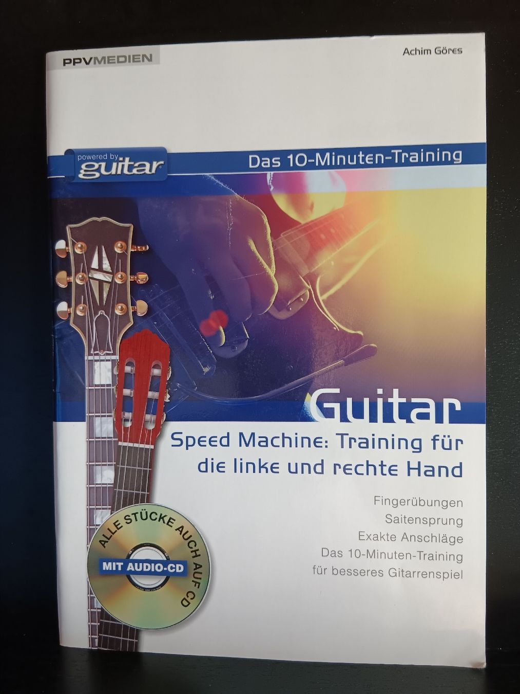 Musikinstrumente: Gitarre Speed Machine - Das 10-Minuten-Training mit CD – Gebraucht aus Bad Zurzach von BG1