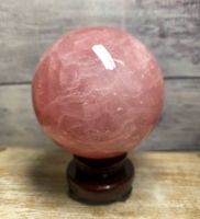 Schöne Rosenquarz Kugel 112mm 2.29kg