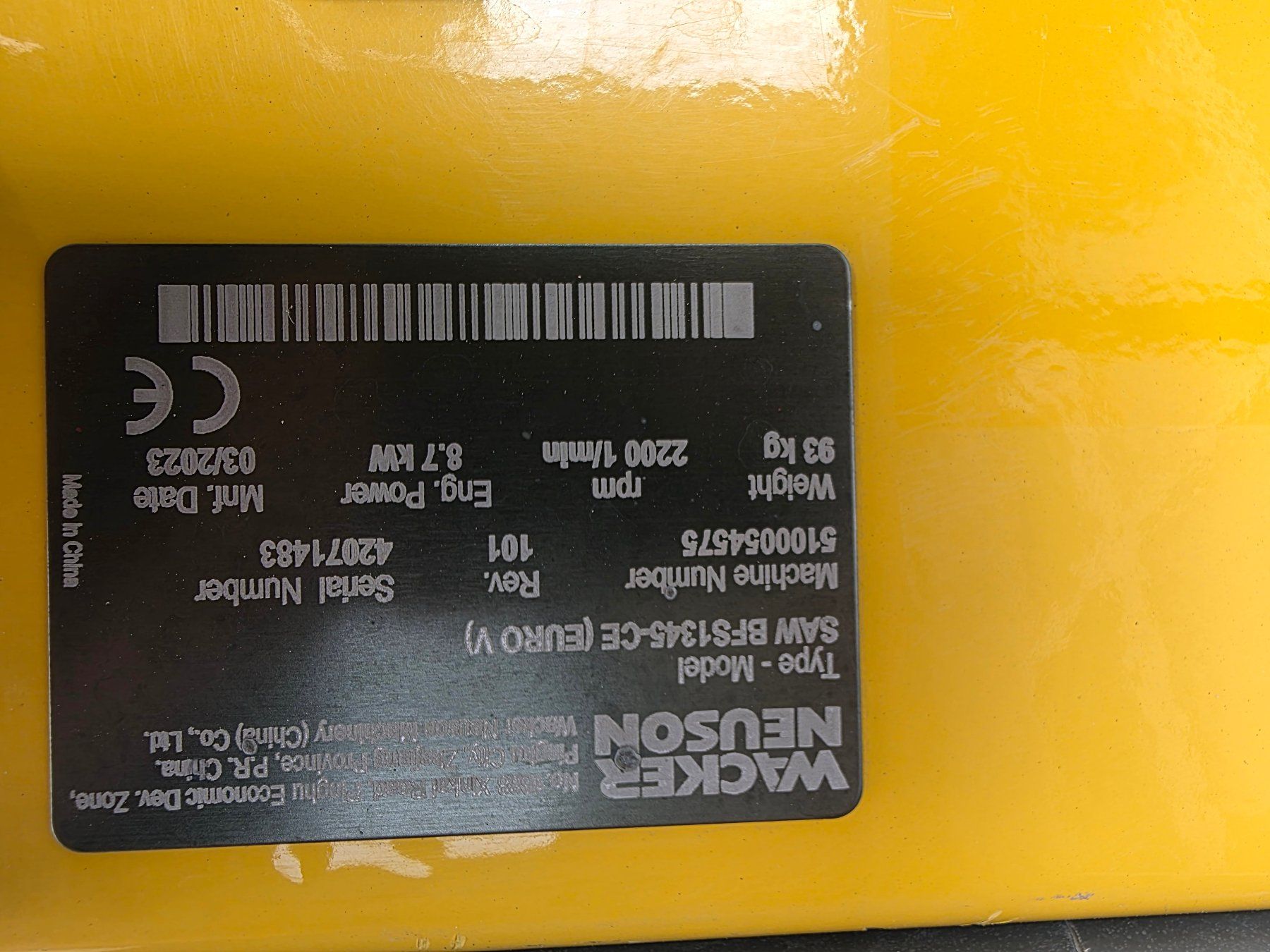 Wacker Neuson Tutte le macchine: Fugenschneider Trennscheibe Wacker Neuson – Usato da Niedergösgen venduto da MHNT 3