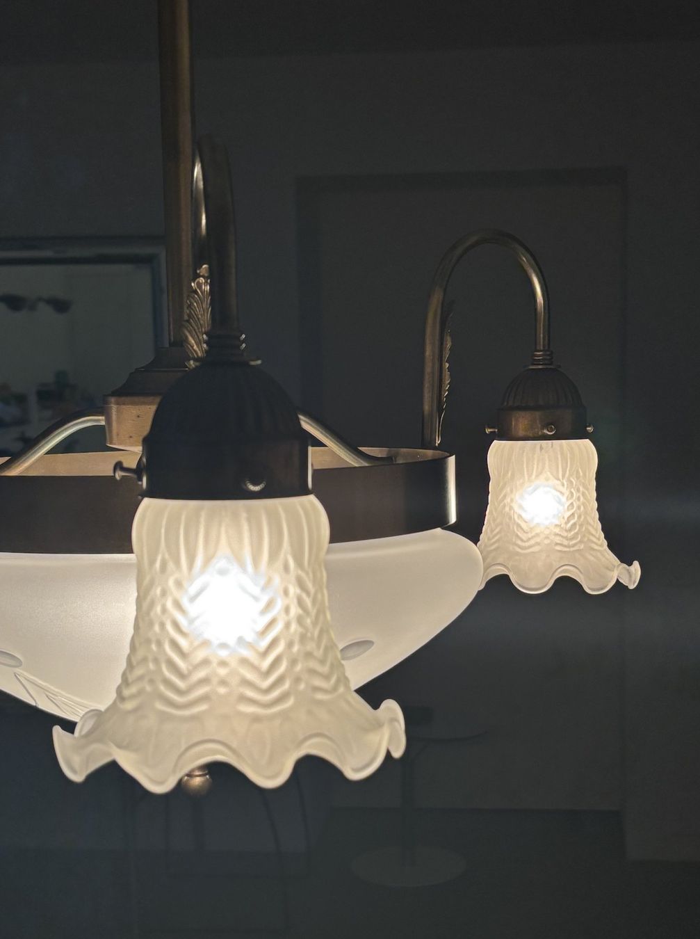 Lampadari & plafoniere: Antike Jugendstil / Art Déco Hängelampe – Usato da Aarberg venduto da ferost 2