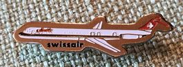 L933 - Pin Flugzeug Swissair MD - 81