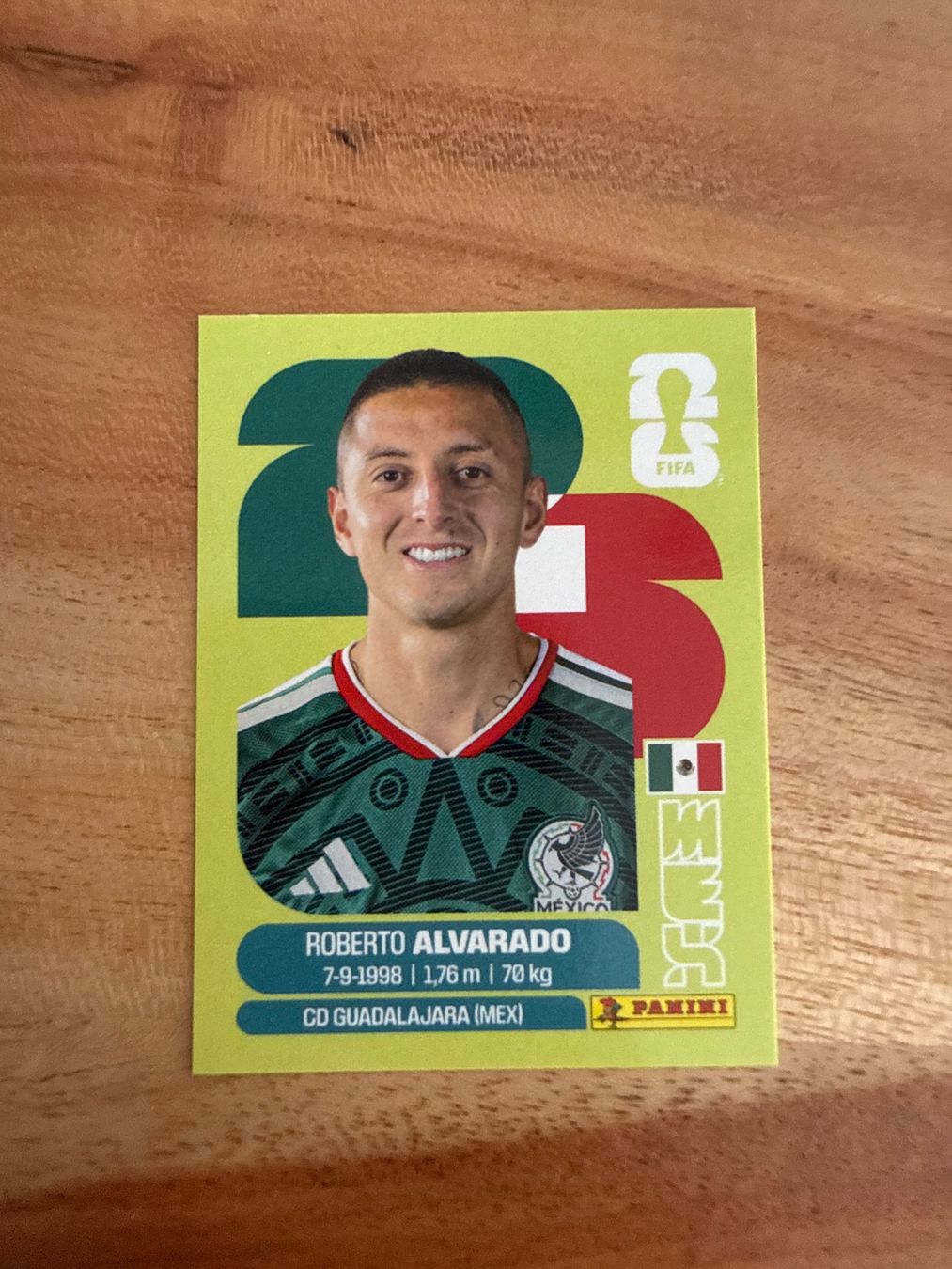 Panini Sammelbilder & Trading cards: WM 2026 Panini Sticker Roberto Alvardo MEX 19 – Gebraucht aus Winterthur von ylaura