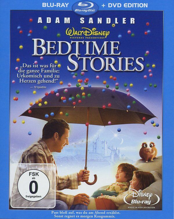 Tutti i DVDs: Bedtime Stories (Blu-Ray + DVD) – Nuovo (secondo la descrizione) da Bern venduto da Frebo