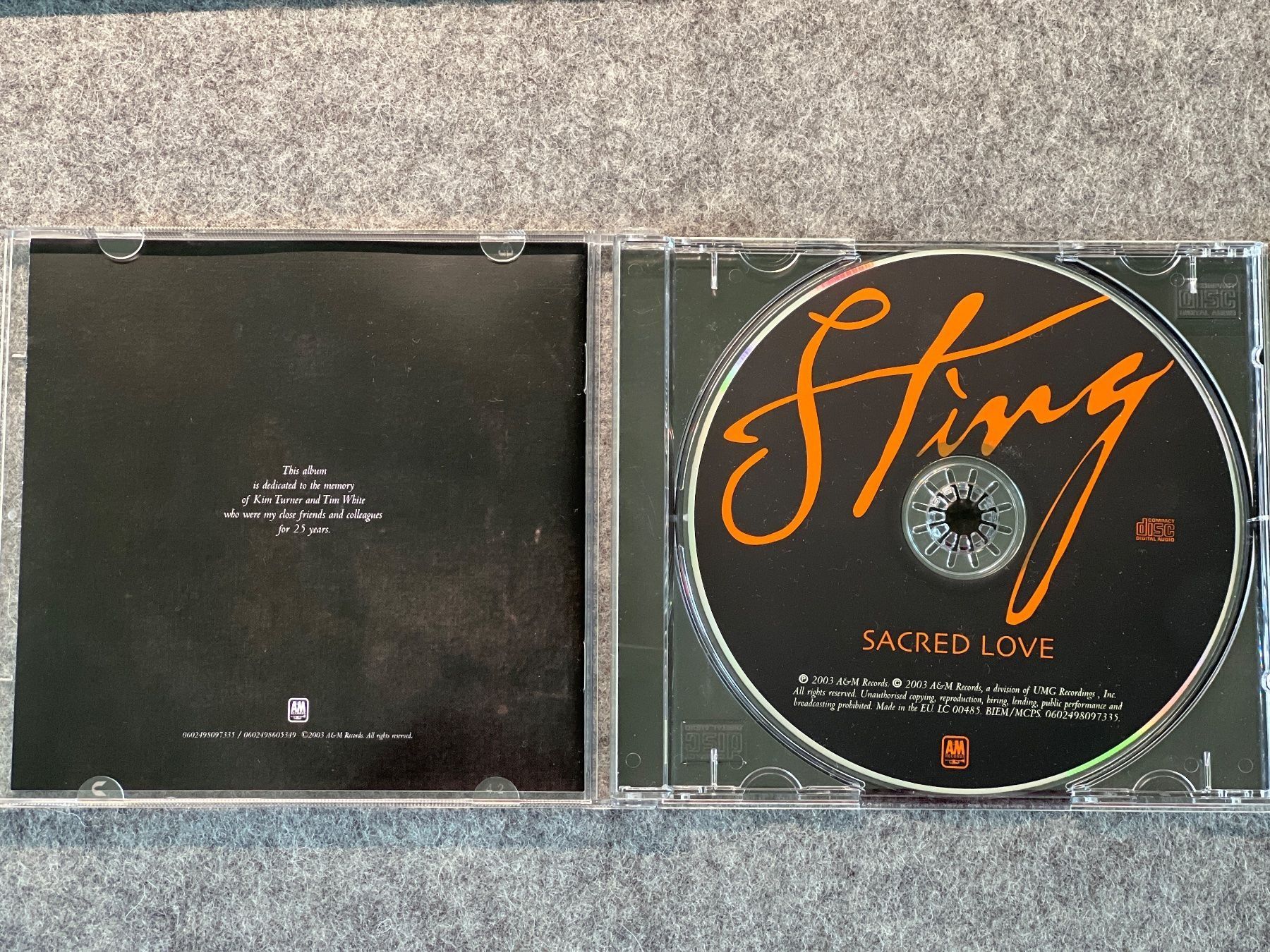 CD: Sting - Sacred Love – Usato da Genève venduto da PoissonBlue