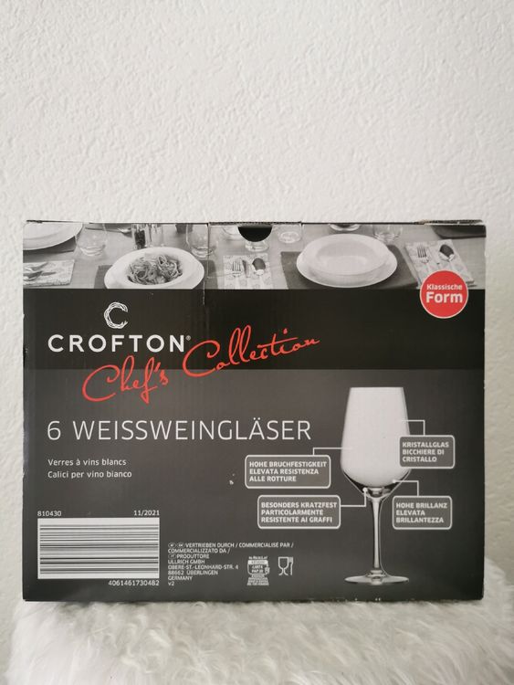 CROFTON Weißweingläser-Set, 6-teilig (Neu (gemäss Beschreibung)) in Gossau ZH für CHF 5 – nur Abholung auf Ricardo kaufen