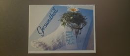 Grusskarte mit Umschlag