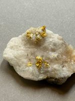 Goldnugget, Goldquarz, Kristalines Gold - sehr selten!!!