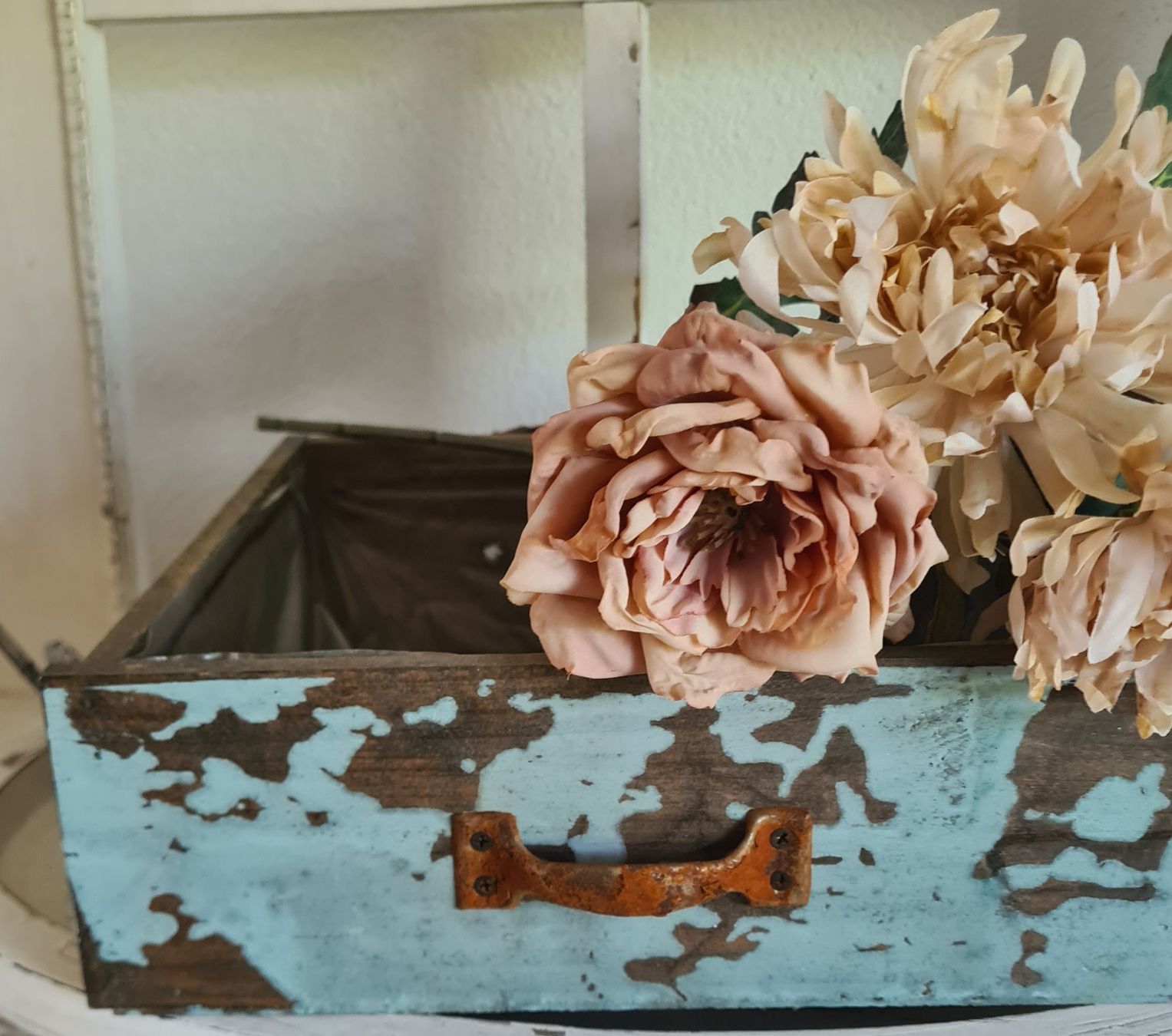 Tutte le decorazioni: Shabby- chic Dekoschublade Holz – Nuovo e nell'imballaggio originale da Böttstein venduto da decodor-angi