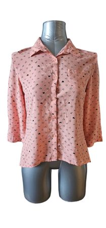 Bluse mit Herzmuster, Grösse M - Top Zustand!
