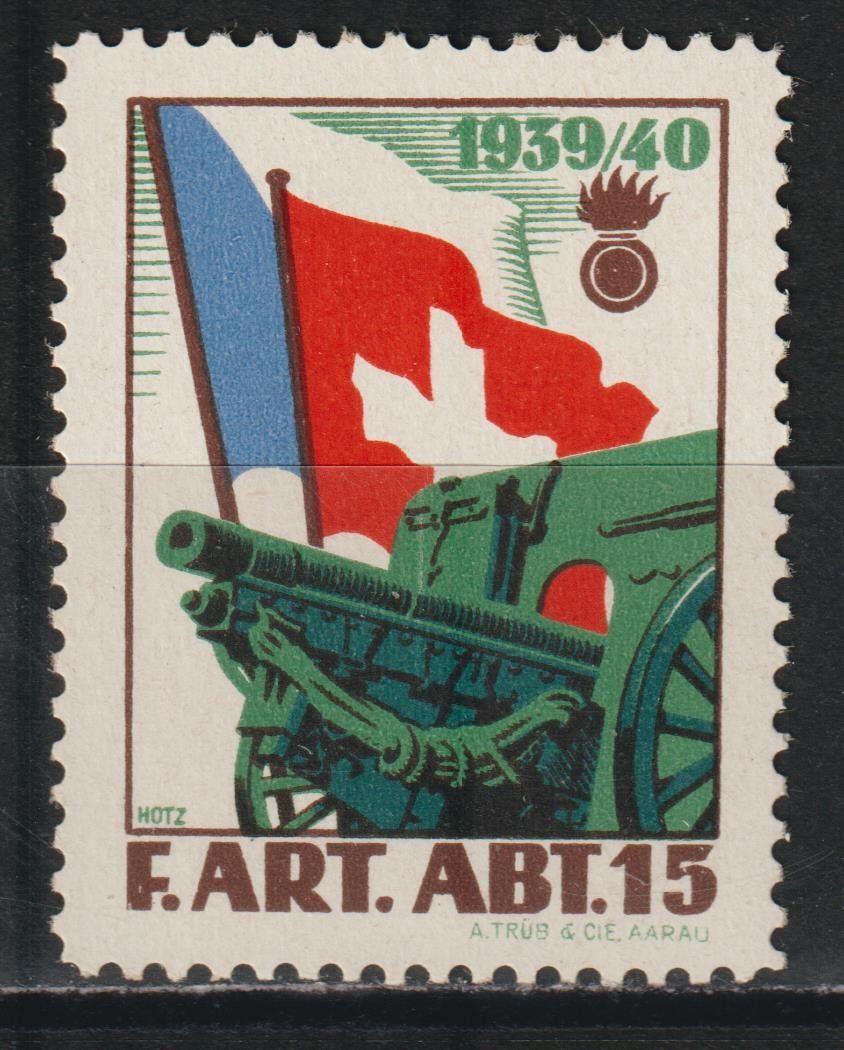Alle Briefmarken: Artillerie Nr. 105/1 ** – Gebraucht aus Siebnen von Fstaehli