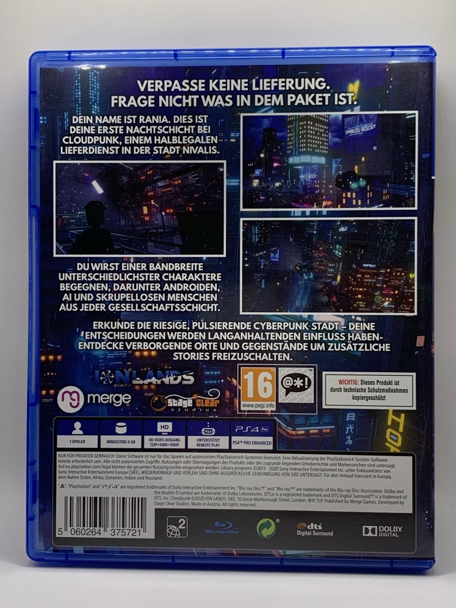 Sony Jeux: Cloudpunk - PS4  – D'occasion à Ostermundigen par RG-Collector 1