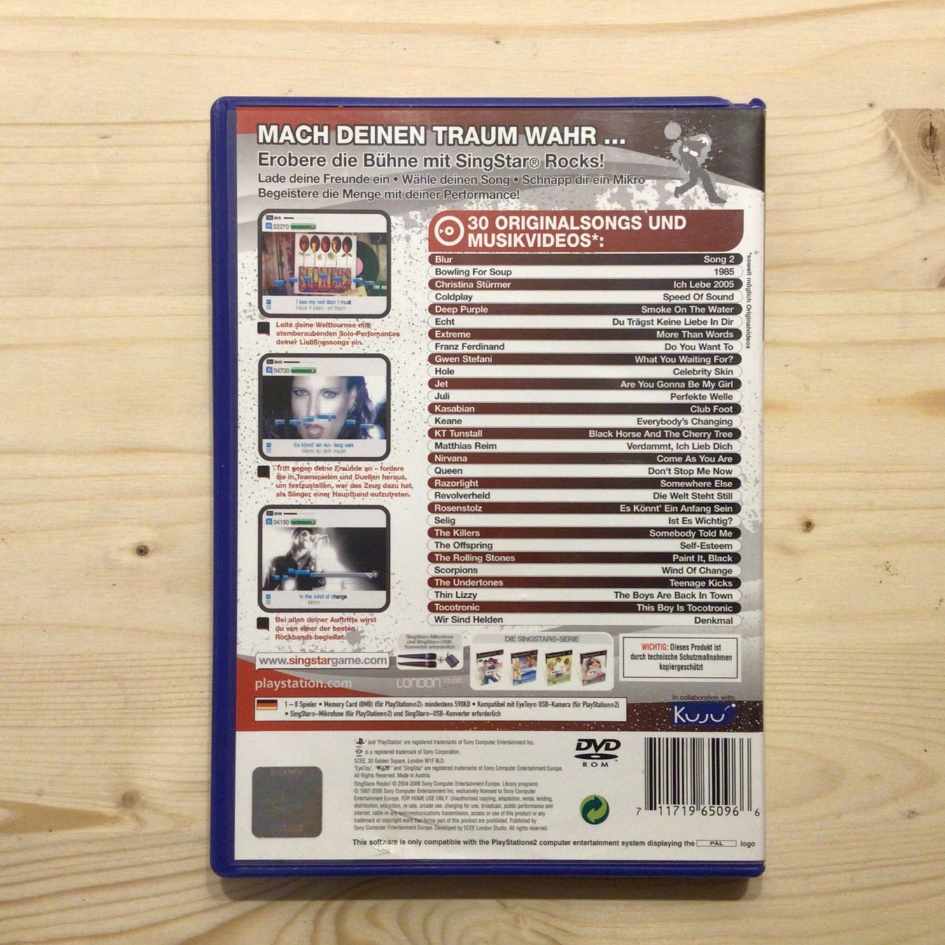 Sony Spiele: Singstar Rocks Playstation 2 – Gebraucht aus Salmsach von Fxwg 1